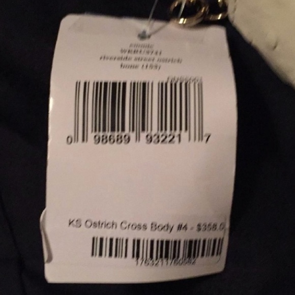 Kate Spade Riverside Ostrich Clutch/Crossbody♤ - Picture 8 of 8